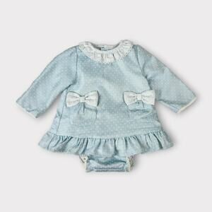 Dolce Petite European Dotted Bow Dress